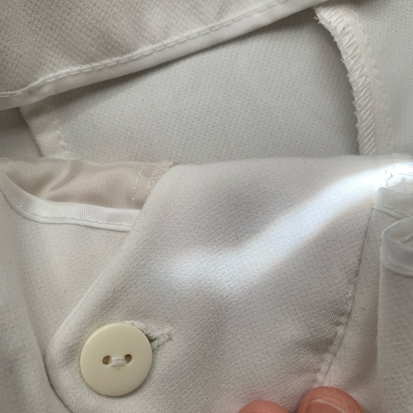 ZARA HIGH WAISTED TROUSERS NEW WITHOUT TAGS SIZE S WHITE PANTS HIGH WAISTED c - Picture 6 of 14